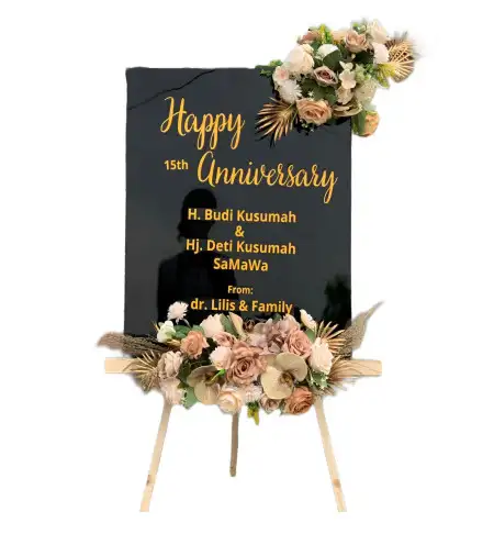 Papan Bunga Akrilik Blang Bintang