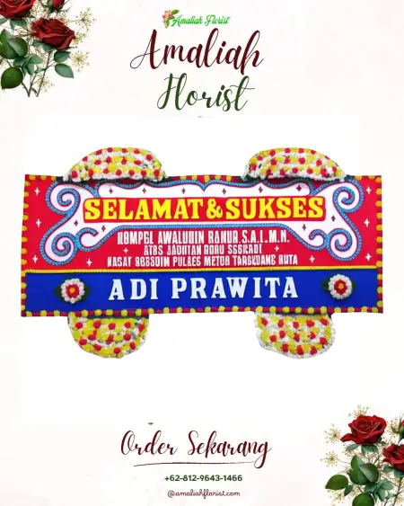 Papan Bunga Ucapan Selamat Blang Bintang
